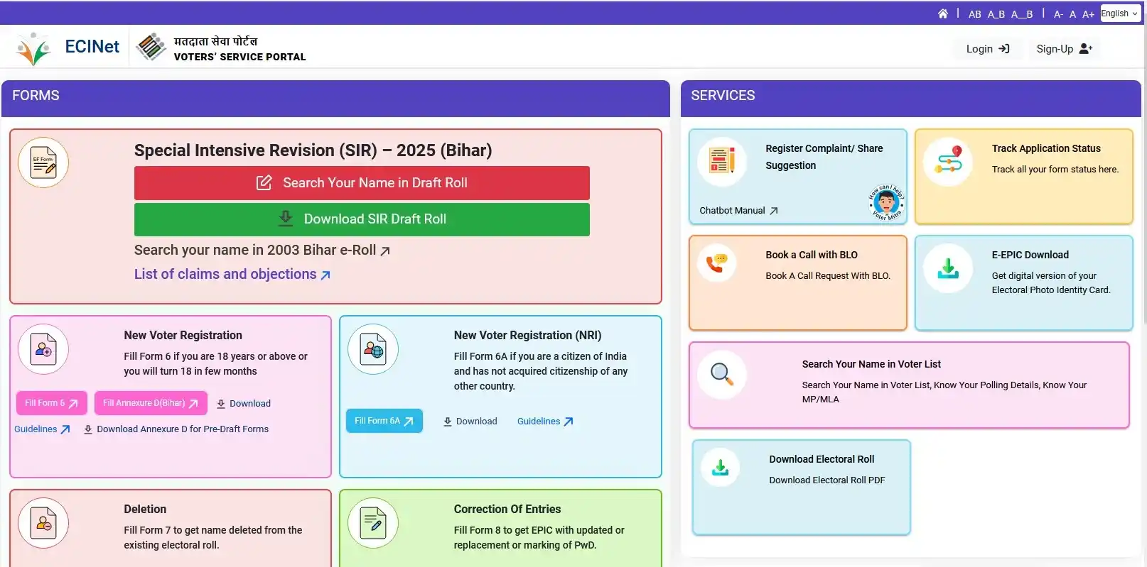 Voter Card Application Process Online